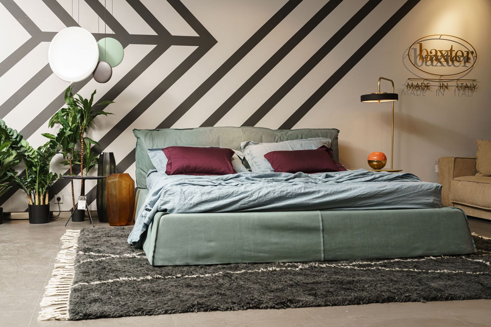 Baxter Кровать Paris Slim Kashmir Sucre от Baxter — в интерьере