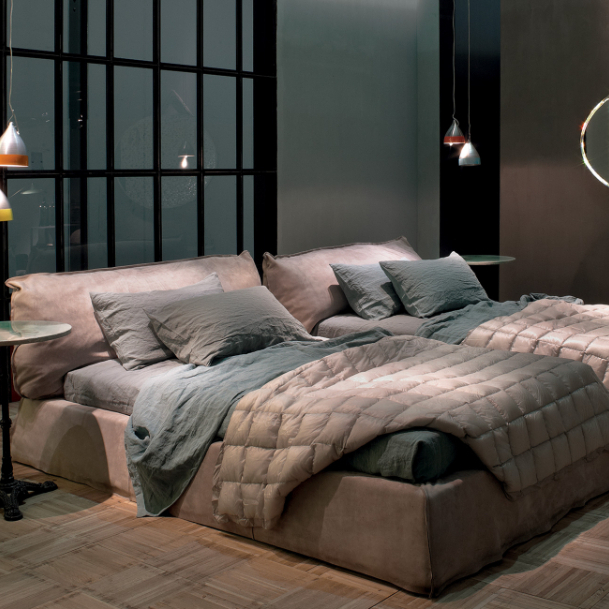 Baxter Кровать Paris Slim 160 Bo.H Kaki от Baxter — в интерьере