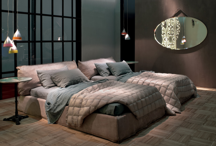 Baxter Кровать Paris Slim 160 Bo.H Kaki от Baxter — в интерьере