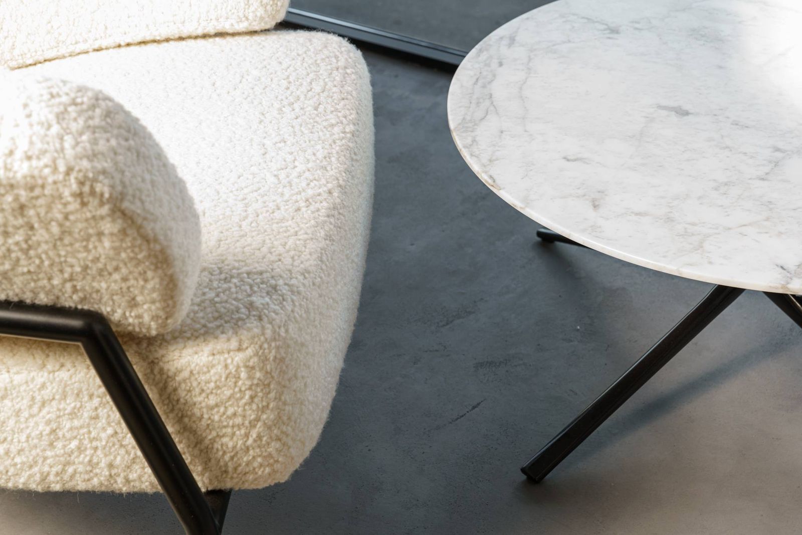 Poliform Журнальный столик Mondrian Calacatta oro от Poliform — в интерьере