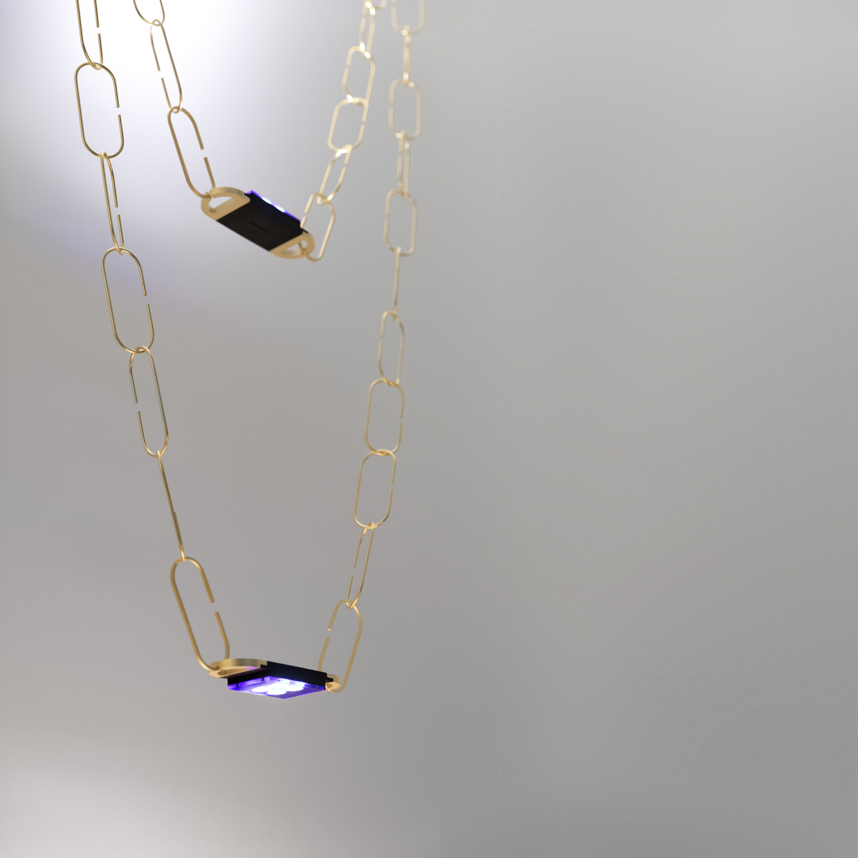 Davide Groppi Люстра Chaindelier от Davide Groppi — в интерьере