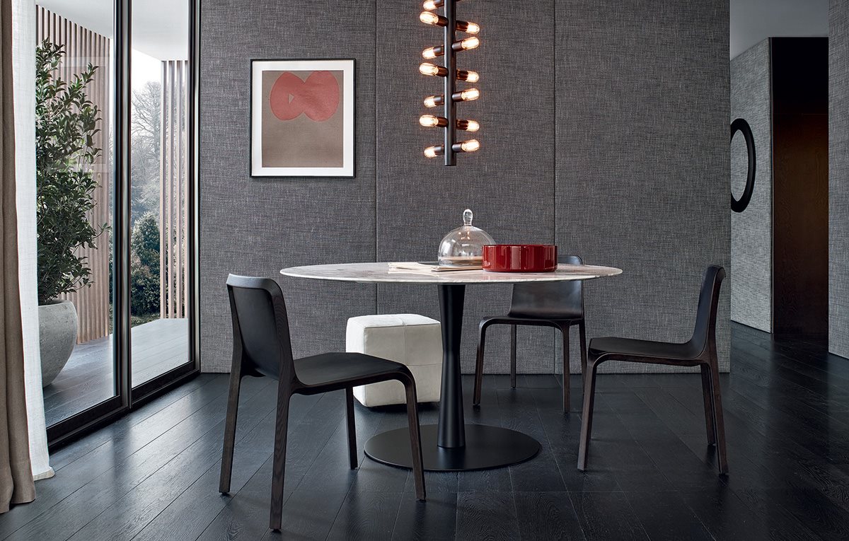 Poliform Стол Flute Bianco Carrara 125 от Poliform