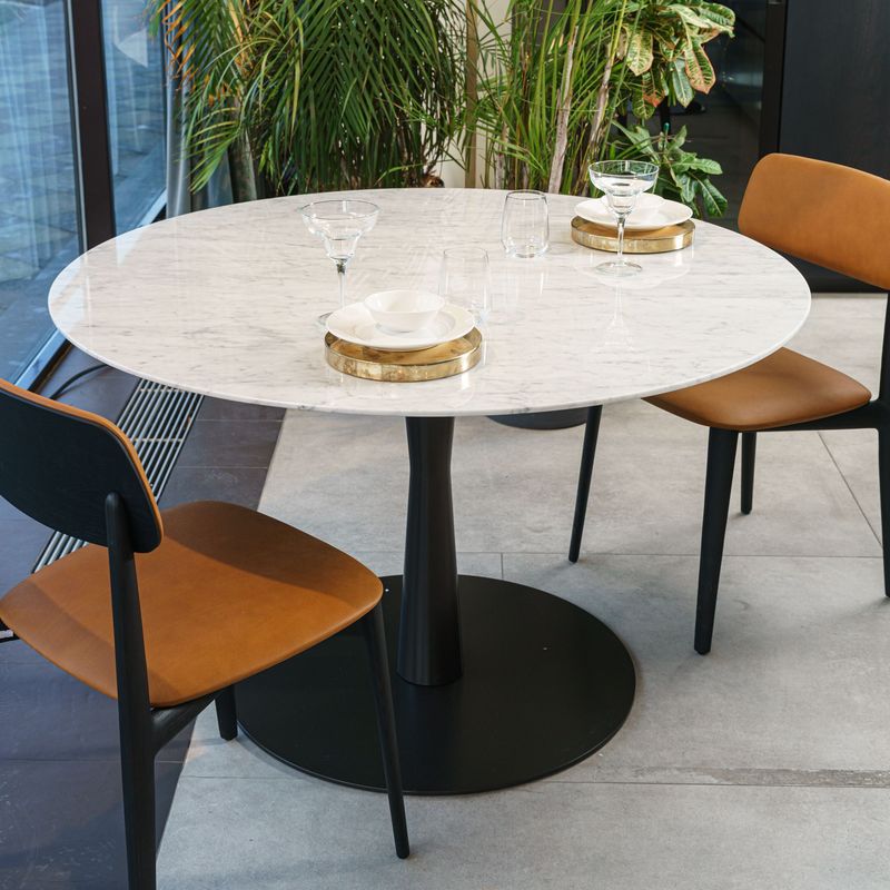 Poliform Стол Flute Bianco Carrara 125 от Poliform — в интерьере