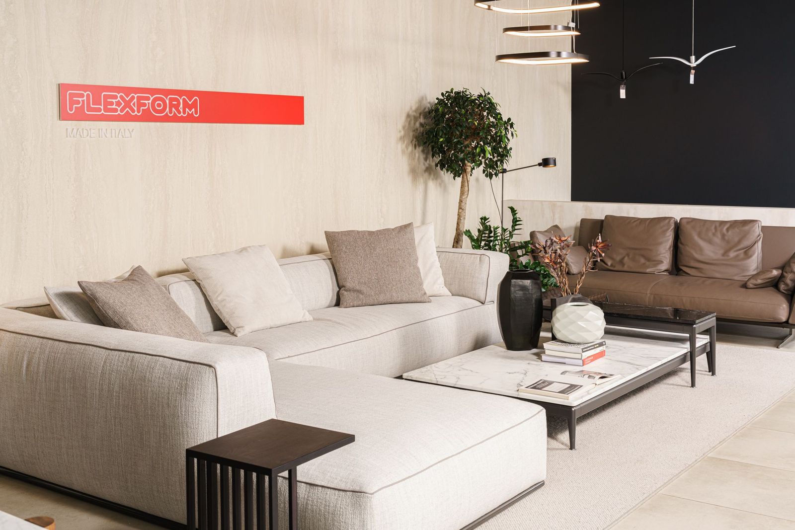 Flexform Диван из 2 модулей Perry от Flexform — в интерьере