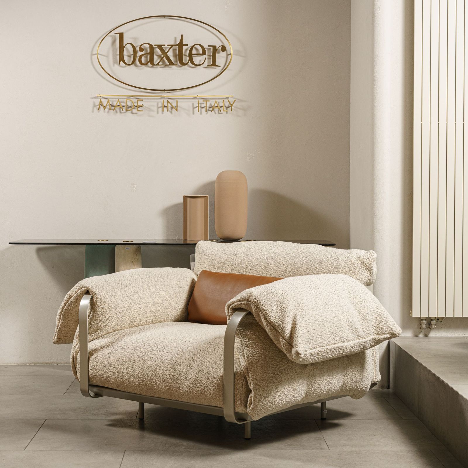 Baxter Уличное кресло Narciso Crochet Ivoire от Baxter — в интерьере