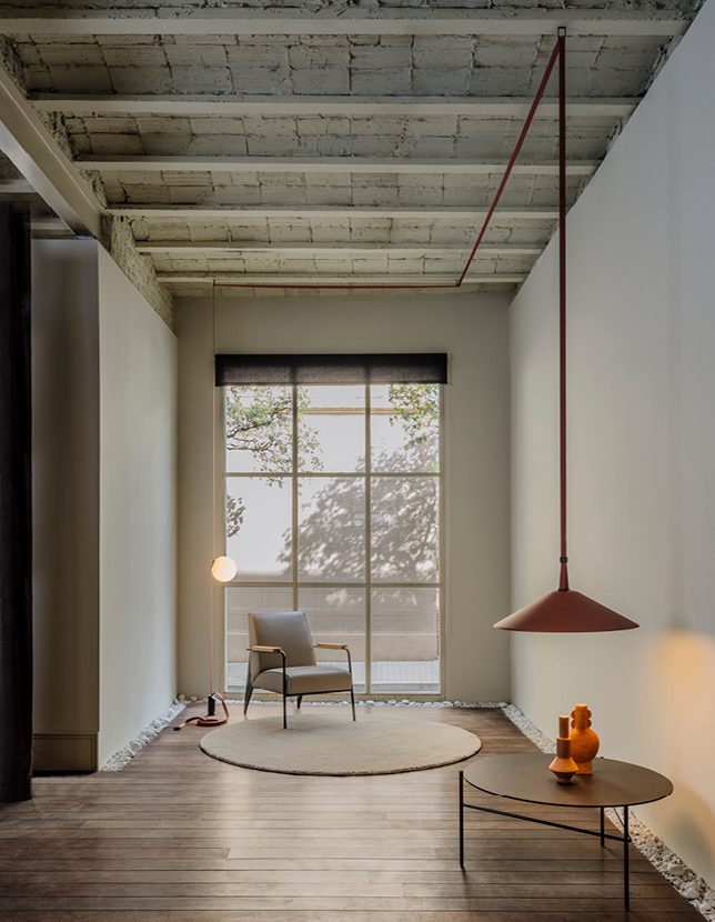 Vibia Подвесной светильник Plusminus Green Cone от Vibia — в интерьере