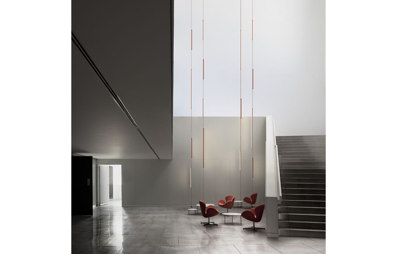 Vibia Подвесной светильник Plusminus Green Cone от Vibia — в интерьере