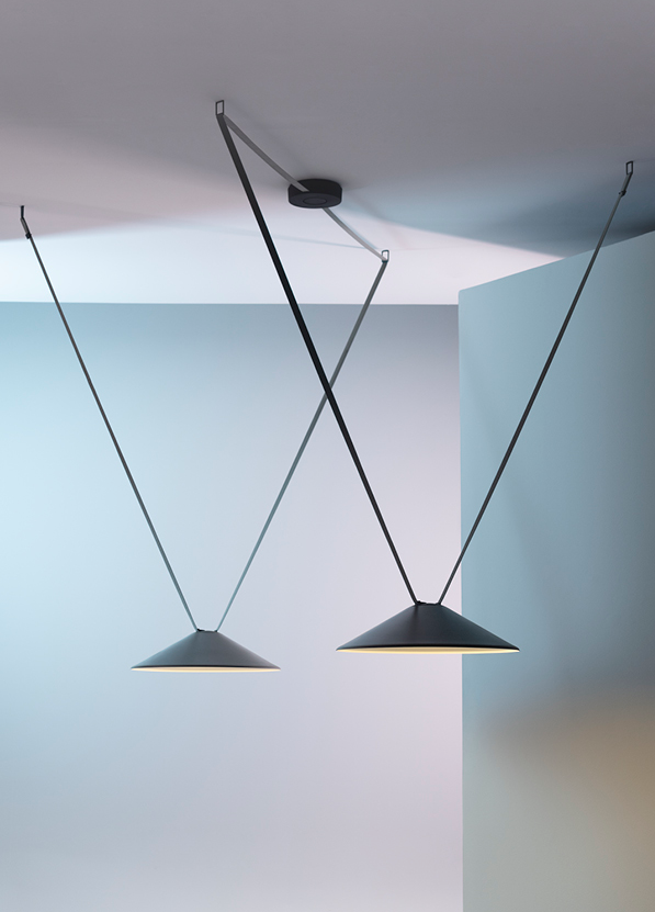 Vibia Подвесной светильник Plusminus Green Cone от Vibia — в интерьере