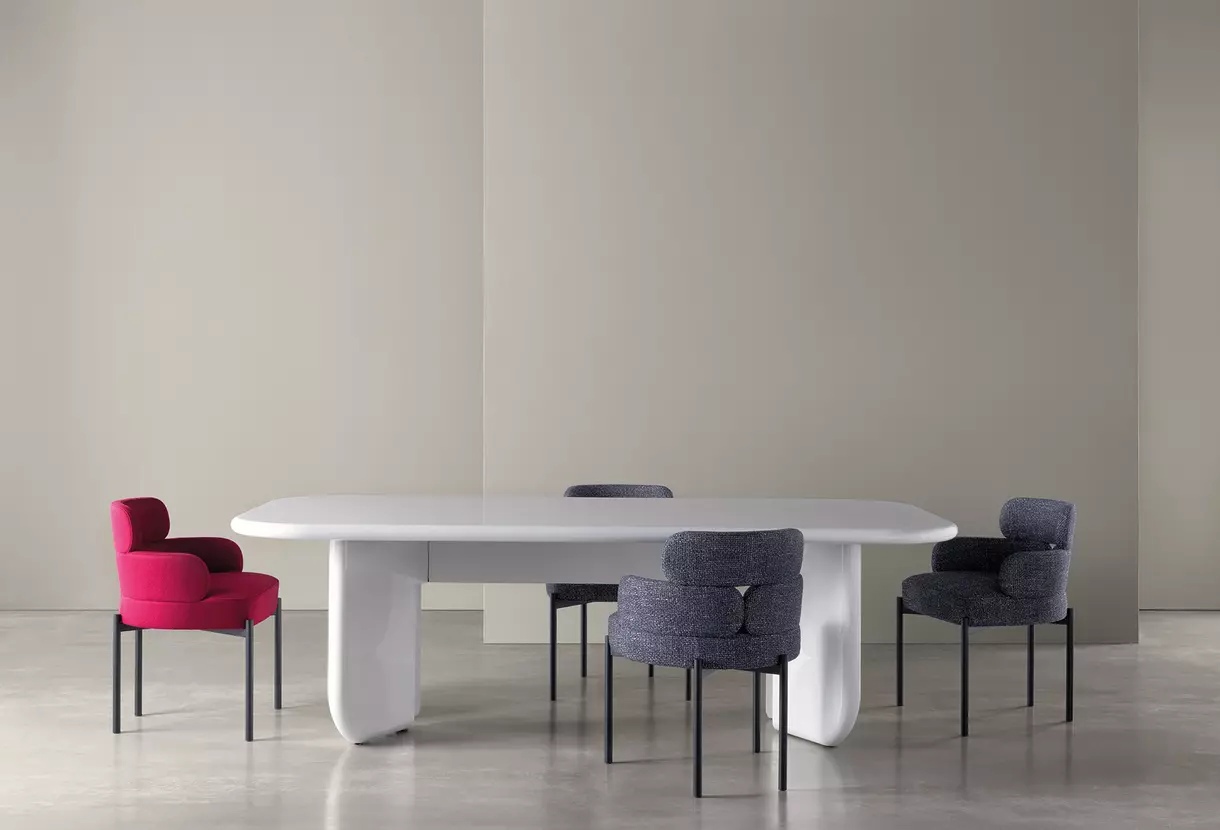 Meridiani Стол Italo от Meridiani — в интерьере