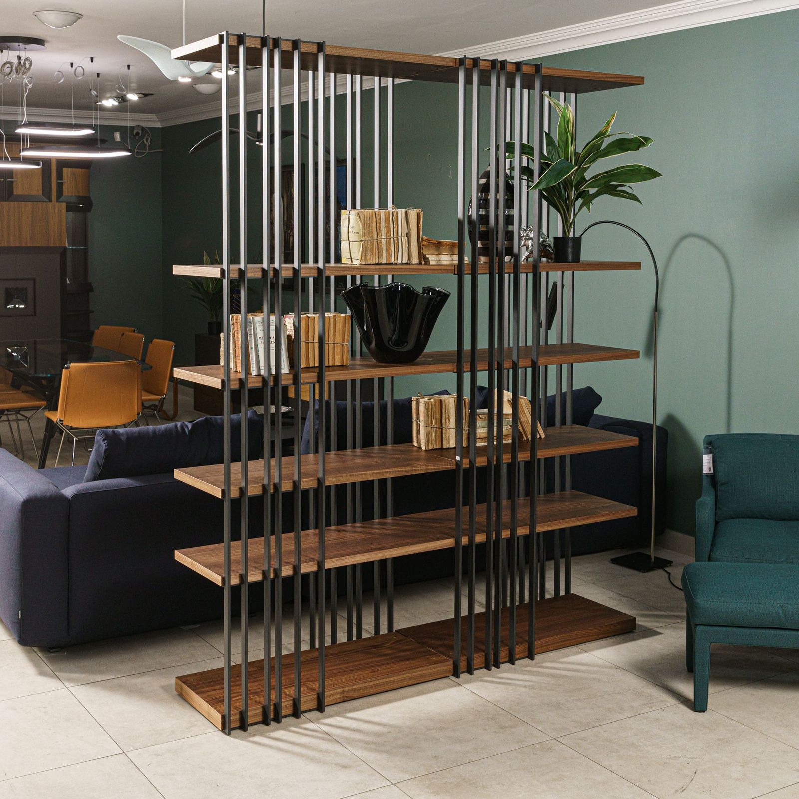 Cattelan Italia Стеллаж Arsenal Canaletto Walnut от Cattelan Italia — в интерьере