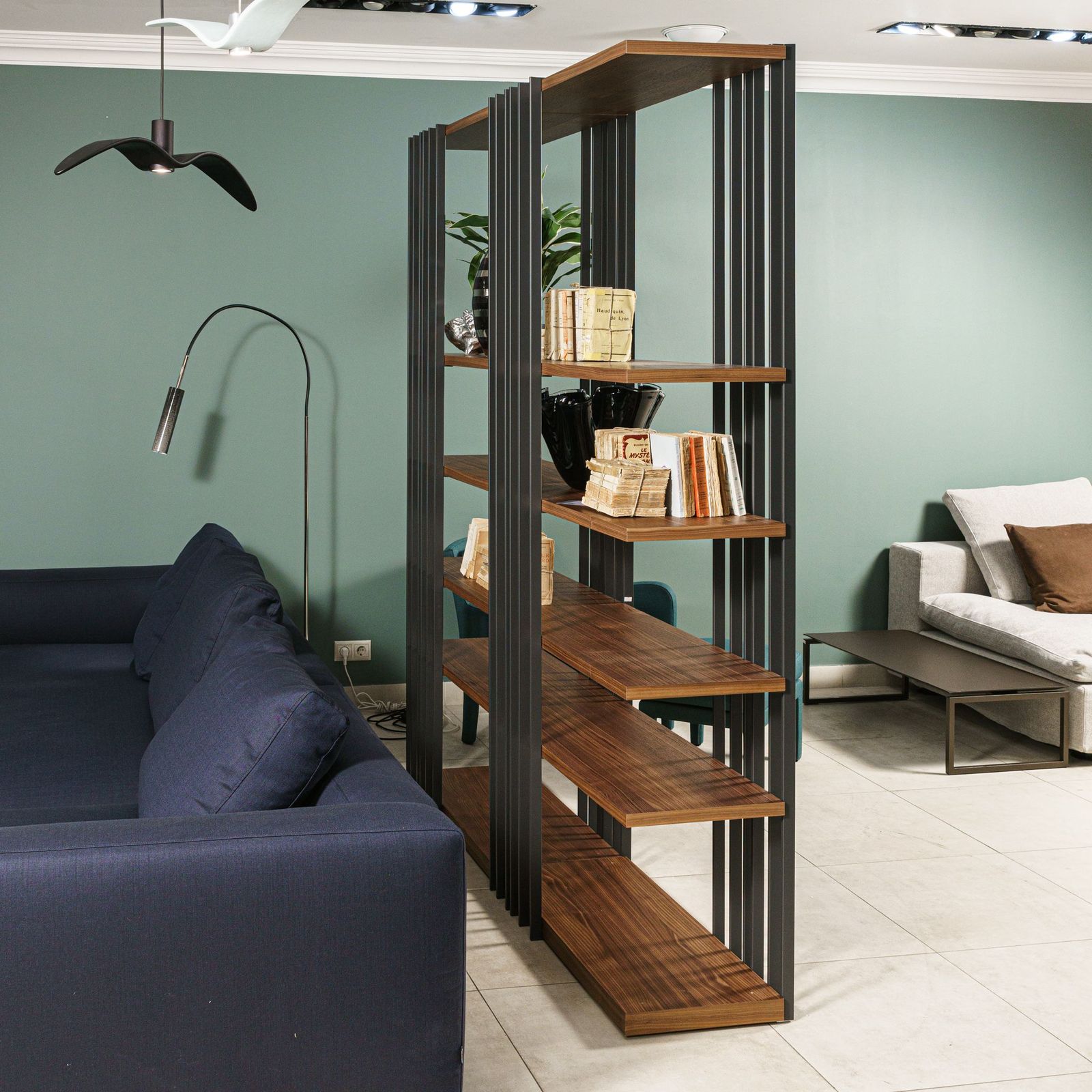 Cattelan Italia Стеллаж Arsenal Canaletto Walnut от Cattelan Italia — в интерьере