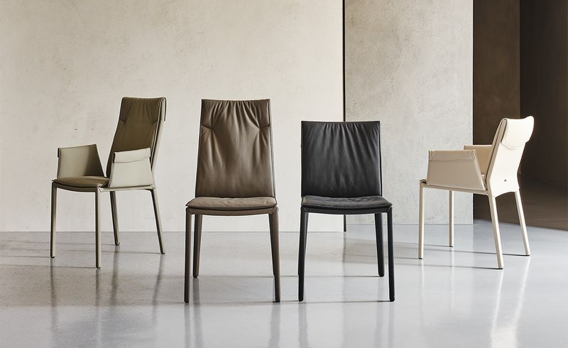Cattelan Italia Стул с подлокотниками Isabel glove GLV03 Ecru от Cattelan Italia — в интерьере