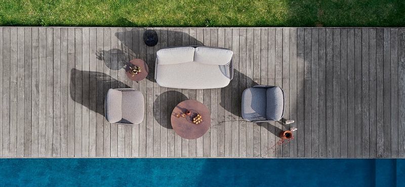 Ditre Italia Уличный шезлонг Sunbed 356 от Ditre Italia — в интерьере