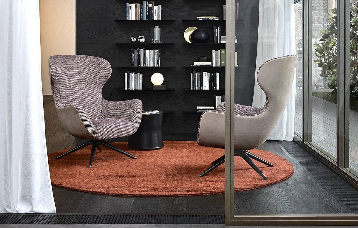 Poliform Кресло Mad Joker swivel от Poliform — в интерьере