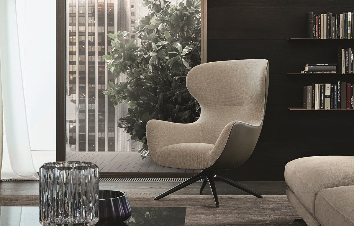 Poliform Кресло Mad Joker swivel от Poliform — в интерьере
