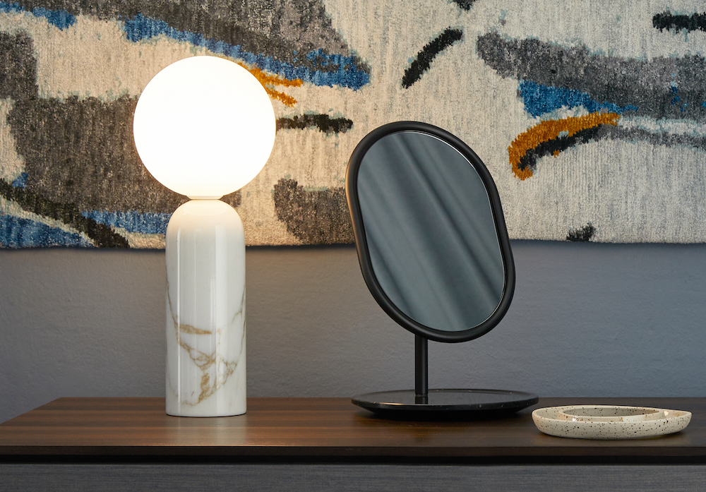 Contardi Настольная лампа Emma TA White Calacatta Marble от Contardi — в интерьере