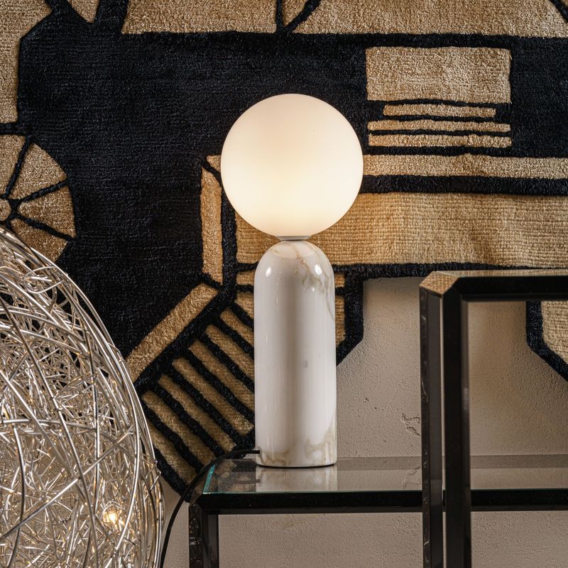 Contardi Настольная лампа Emma TA White Calacatta Marble от Contardi — в интерьере
