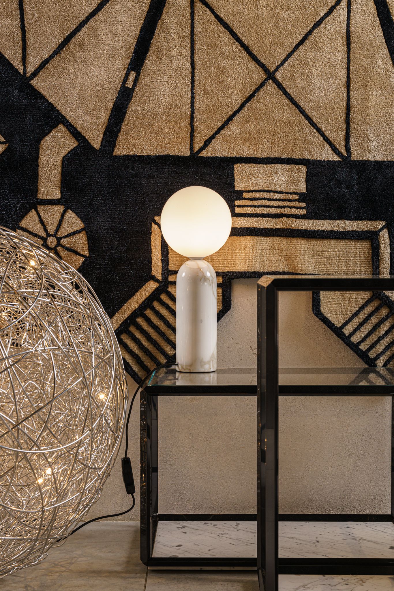 Contardi Настольная лампа Emma TA White Calacatta Marble от Contardi — в интерьере