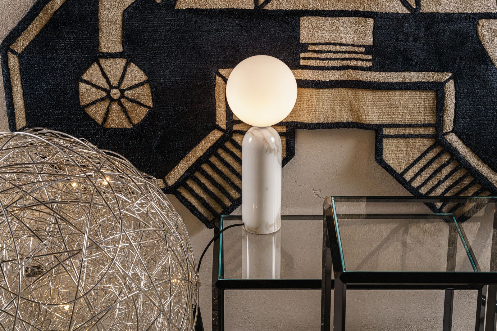 Contardi Настольная лампа Emma TA White Calacatta Marble от Contardi — в интерьере