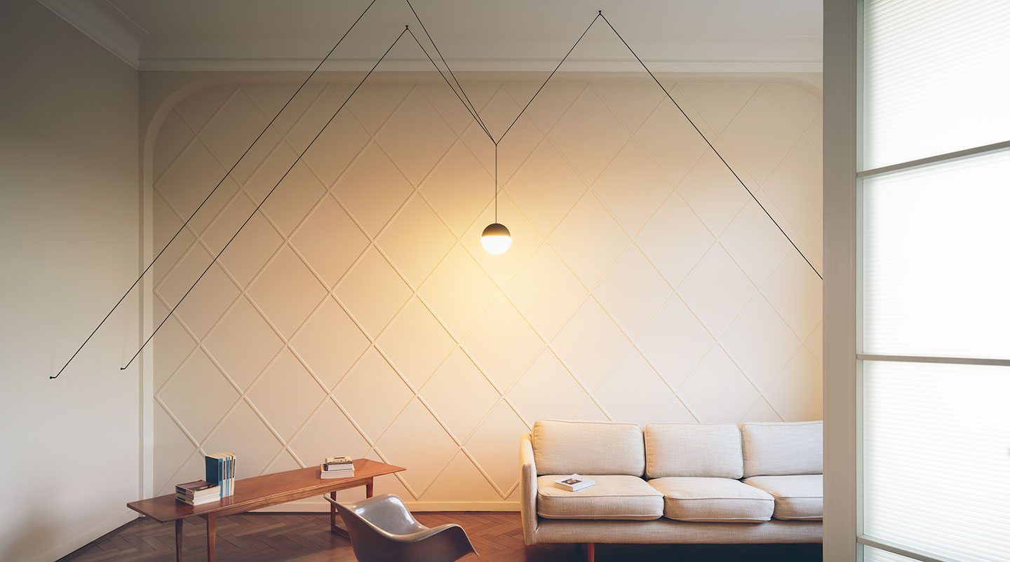 Flos Подвесной светильник String Light от Flos — в интерьере