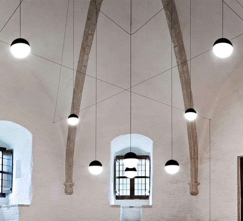 Flos Подвесной светильник String Light от Flos — в интерьере