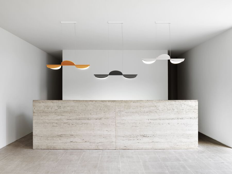 Flos Подвесной светильник Almendra Linear от Flos — в интерьере