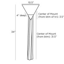 Arteriors Бра Riri Sconce от Arteriors