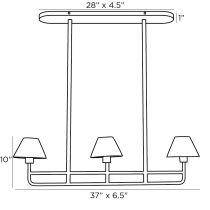 Arteriors Подвесной светильник Remy от Arteriors