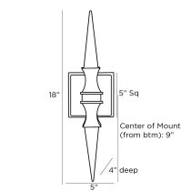 Arteriors Бра Piper Sconce от Arteriors