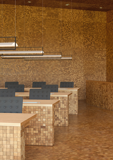 Vibia Подвесной светильник Kontorno 6436/6438 от Vibia — в интерьере