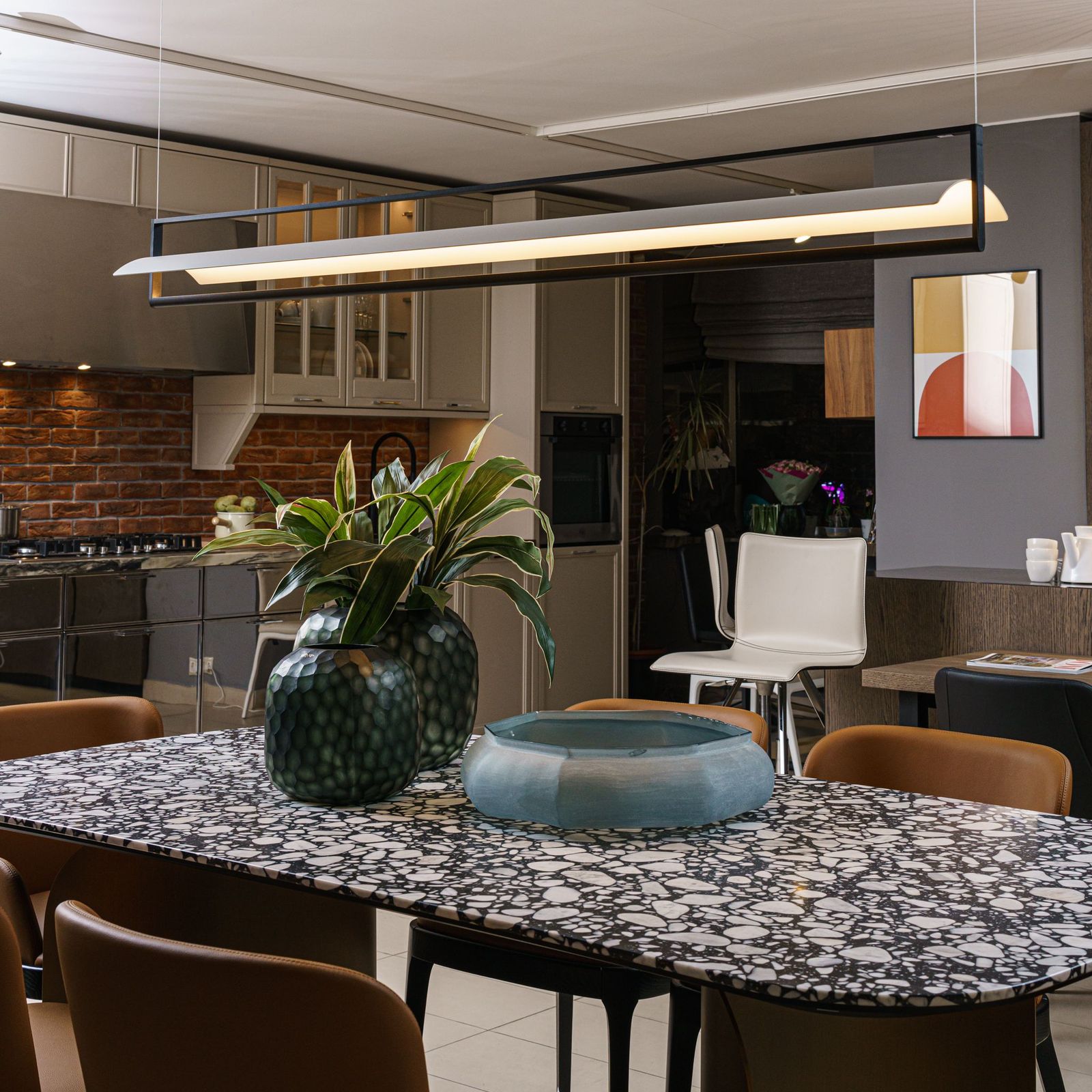 Vibia Подвесной светильник Kontorno 6436/6438 от Vibia — в интерьере