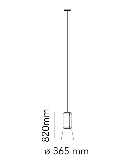 Flos Подвесной светильник Noctambule Suspension Cylinder Cone от Flos