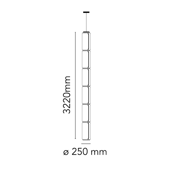 Flos Подвесной светильник Noctambule Suspension Cylinder от Flos