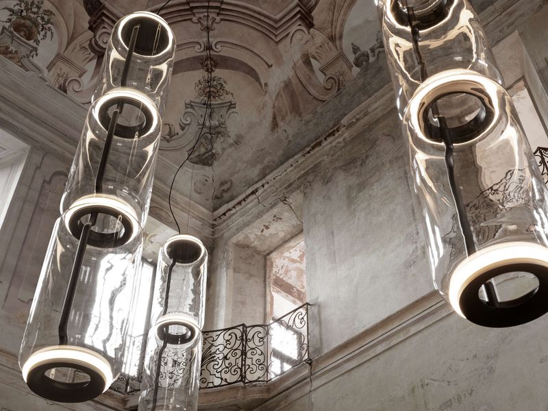Flos Подвесной светильник Noctambule Suspension Cylinder от Flos — в интерьере