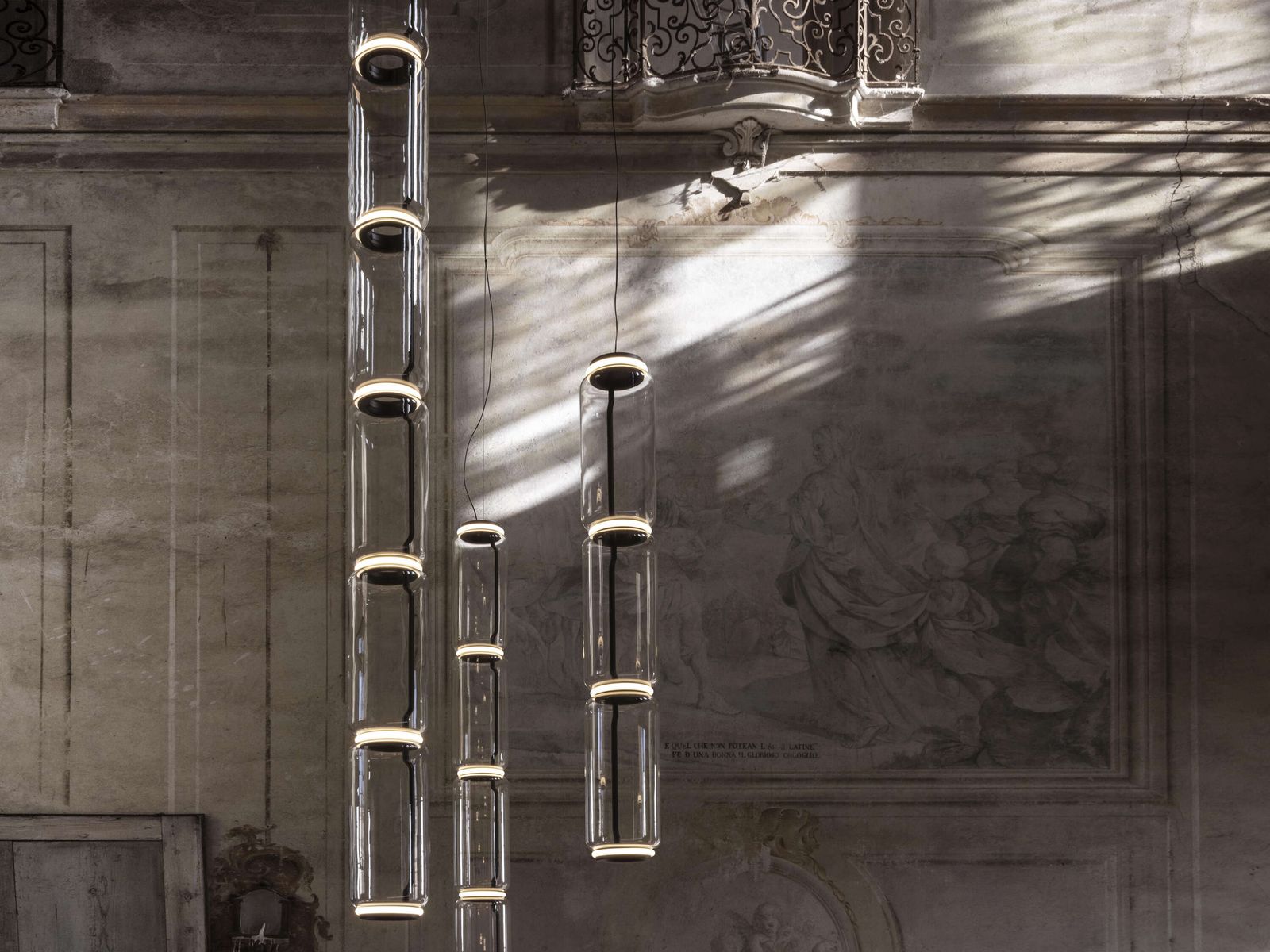 Flos Подвесной светильник Noctambule Suspension Cylinder от Flos — в интерьере