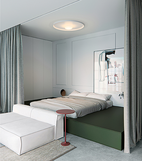 Vibia Потолочный светильник Top 1170 White от Vibia — в интерьере