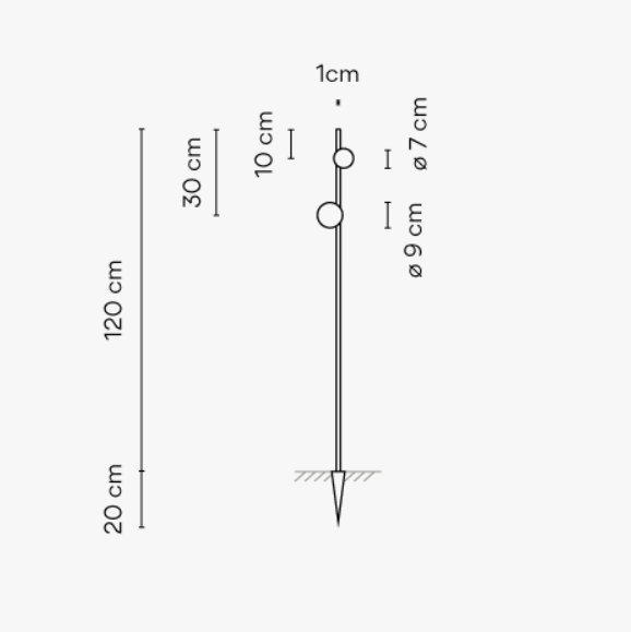 Vibia Садово-парковый светильник June 4780/4785 от Vibia