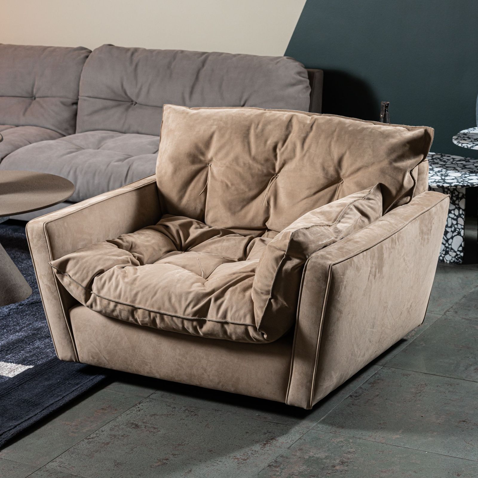 Baxter Кресло Sorrento Kashmir Miel от Baxter — в интерьере