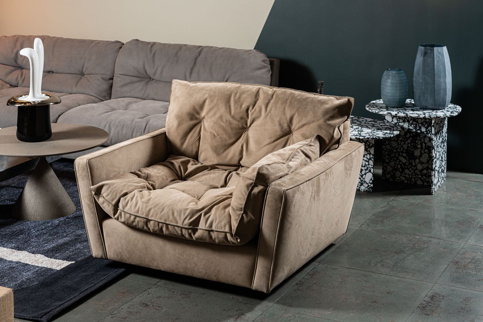 Baxter Кресло Sorrento Kashmir Miel от Baxter — в интерьере
