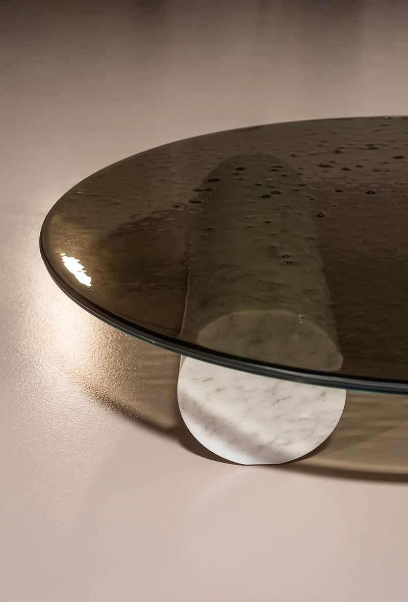 Baxter Журнальный столик Verre Bianco Giola marble от Baxter — в интерьере