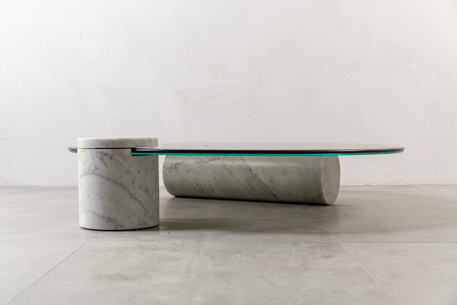 Baxter Журнальный столик Verre Bianco Giola marble от Baxter — в интерьере