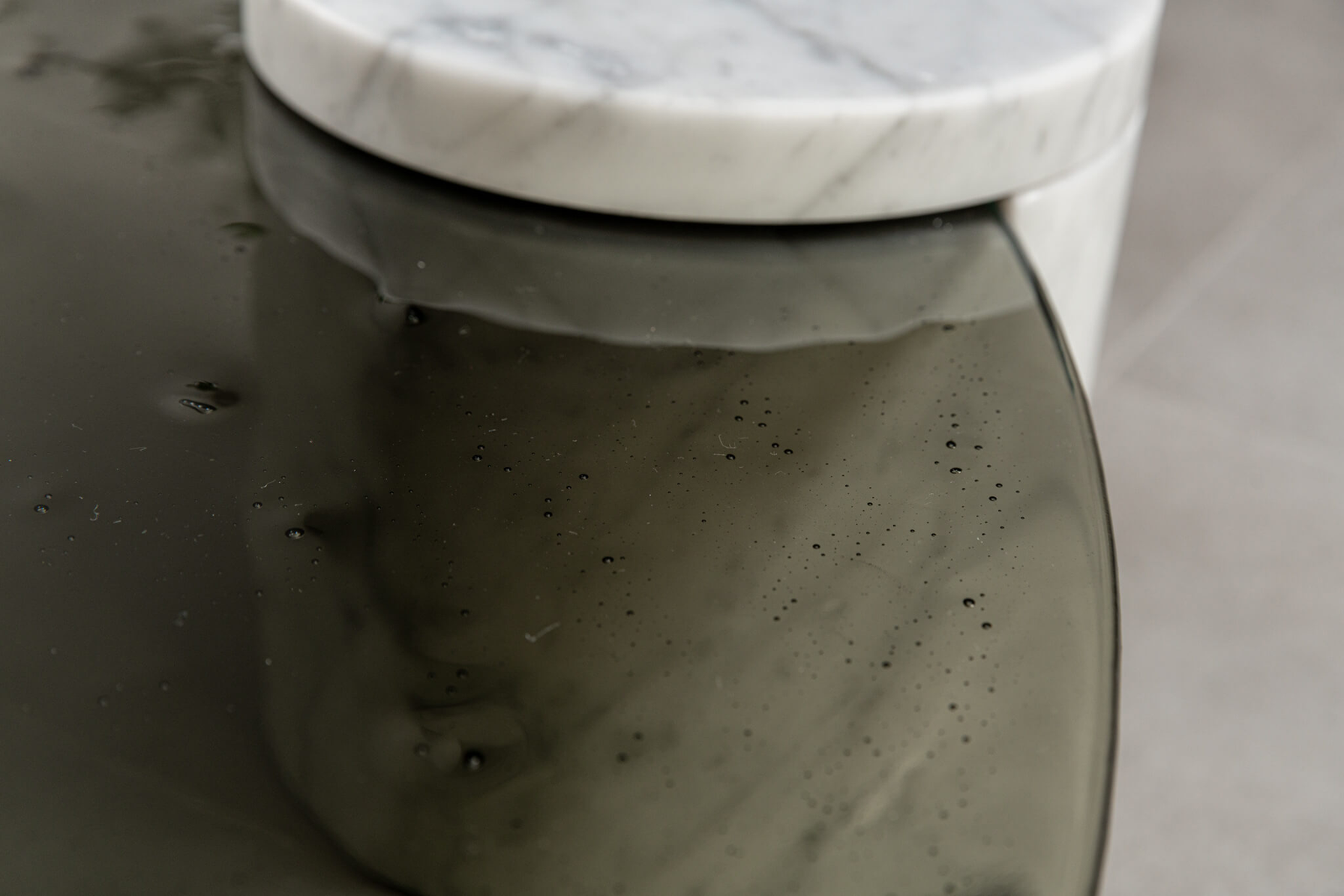 Baxter Журнальный столик Verre Bianco Giola marble от Baxter — в интерьере