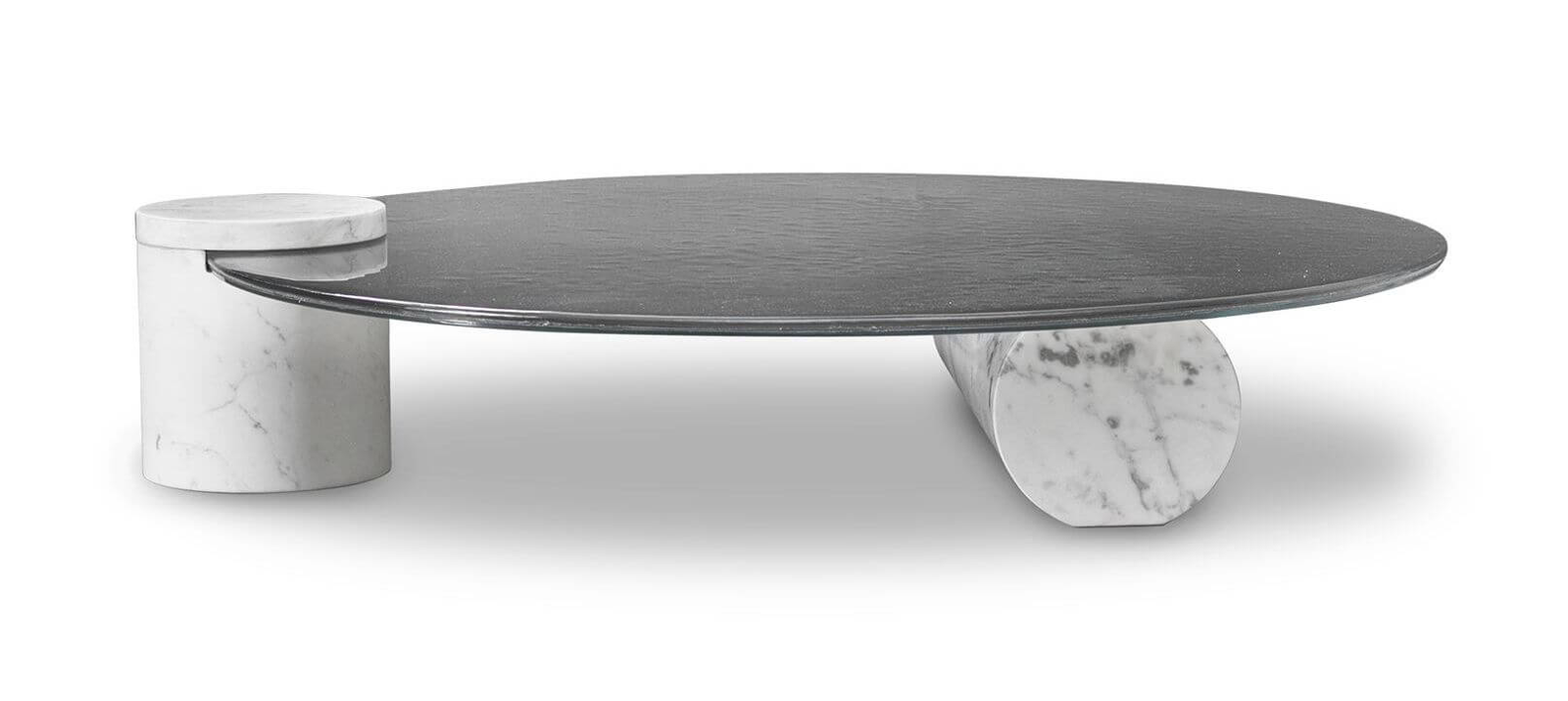 Baxter Журнальный столик Verre Bianco Giola marble от Baxter