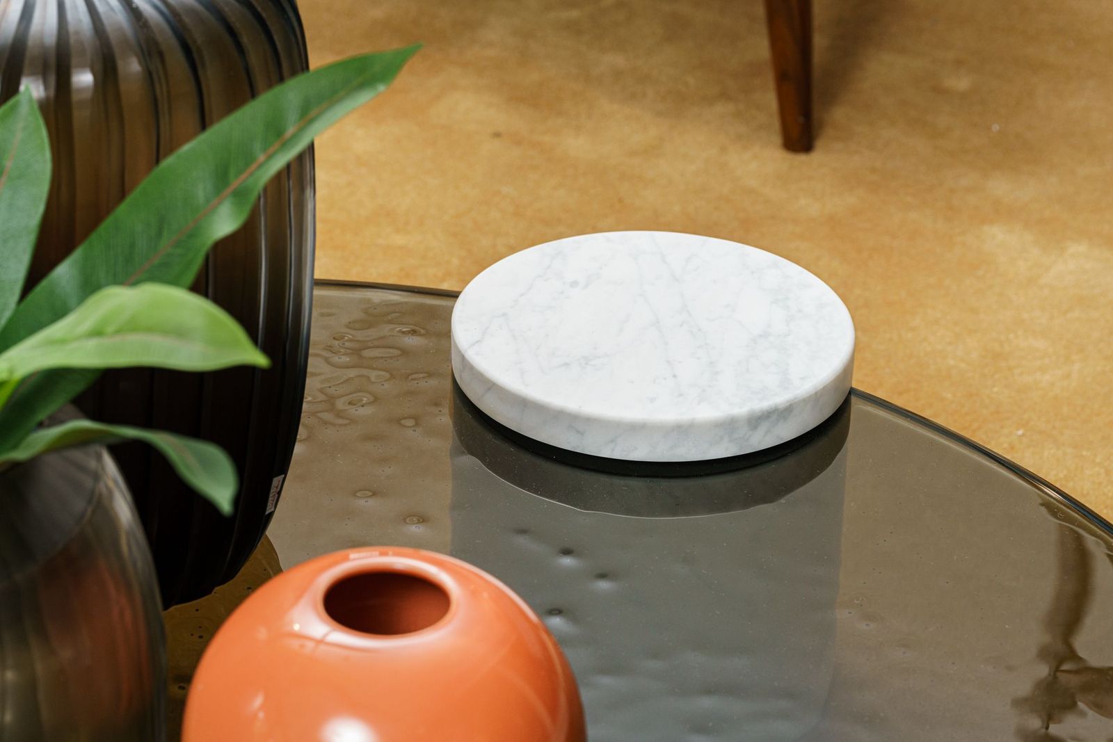 Baxter Журнальный столик Verre Bianco Giola marble от Baxter — в интерьере