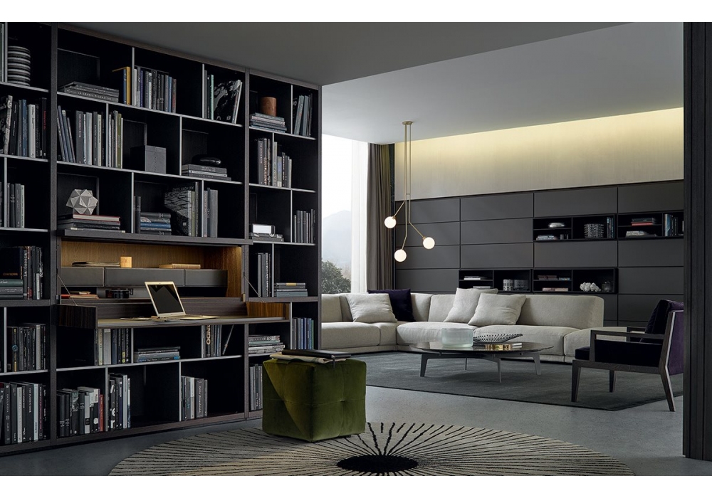 Poliform Стеллаж Wall System от Poliform — в интерьере