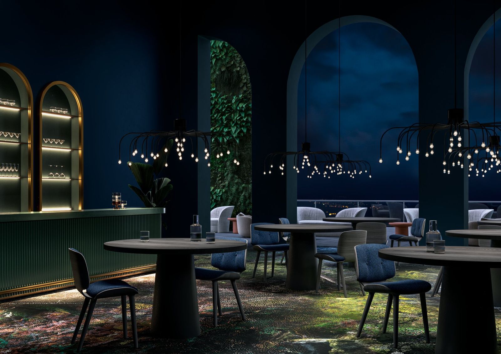 Moooi Люстра Starfall от Moooi — в интерьере