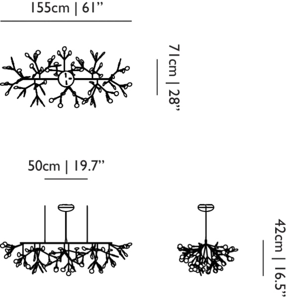 Moooi Люстра Heracleum III Linear от Moooi