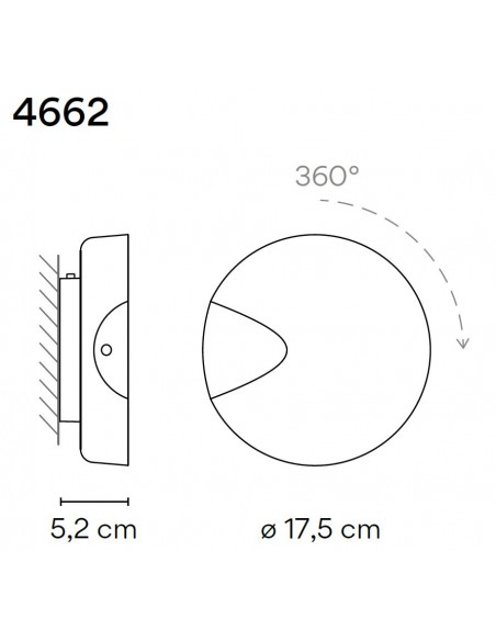 Vibia Бра Dots 4662 Green от Vibia