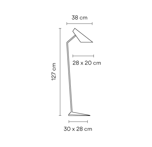 Vibia Торшер I.Cono 0712 Biegi от Vibia