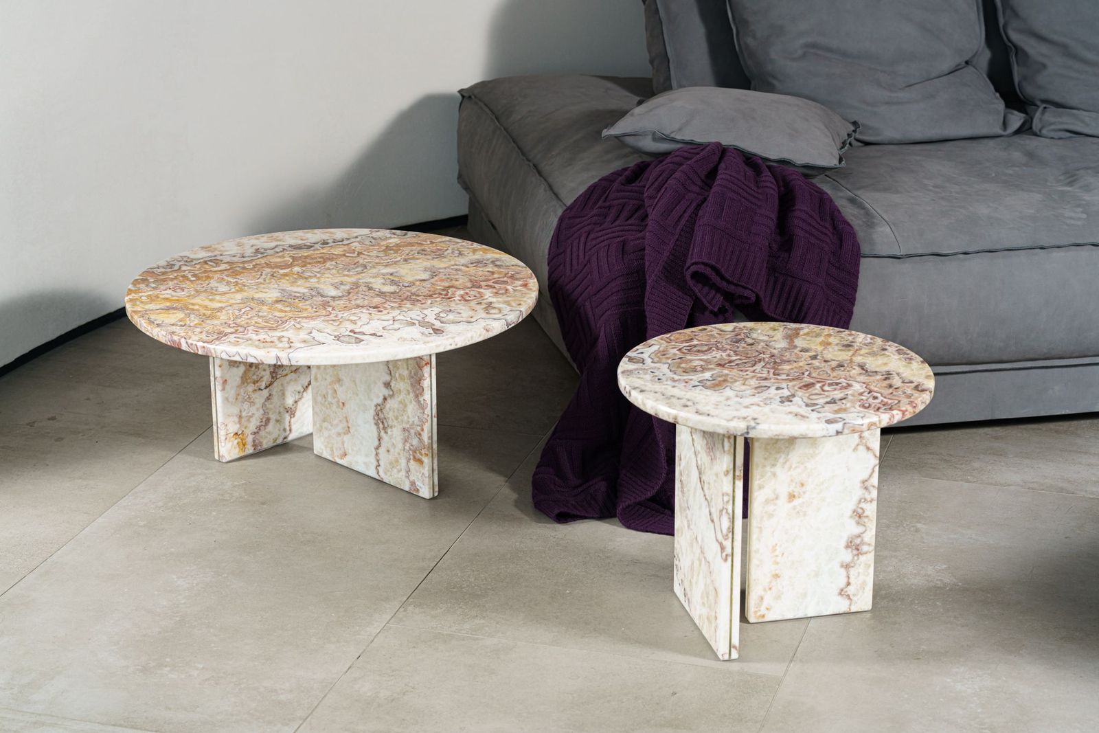 Baxter Журнальный столик Tebe Onyx Brioche 70 от Baxter — в интерьере